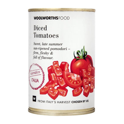 WOOLWORTHS DICED TOMATOES 400G