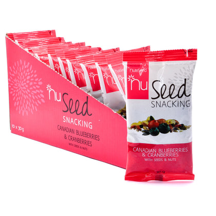 NUTRISEED SNACK CANADIAN BLUEBRIES & CRNBRY 5X30G
