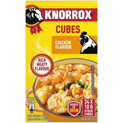 KNORROX CHICKEN FLAV STOCK CUBES 24s