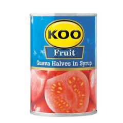 KOO CANNED FRUIT GUAVA HALVES IN SYRUP 410G