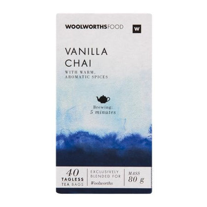 WOOLWORTHS VANILLA CHAI 100G