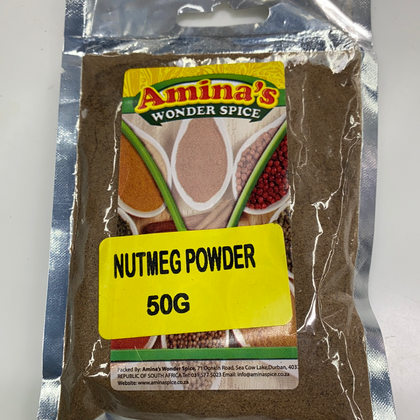 AMINA'S DRY NUTMEG POWDER 50G