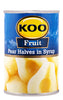 KOO CANNED PEAR HALVES IN SYRUP 410G