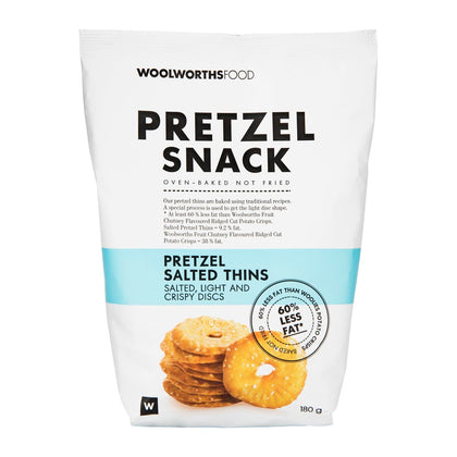 WOOLWORTHS PRET THIN SALT 180G