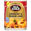 ALL GOLD JAM 450G APRICOT AND PEACH