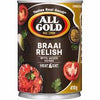 ALL GOLD BRAAI RELISH 410G WITH MIXED HERBS