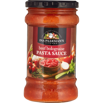 INA PAARMAN'S BEEF & BOLOGNAISE PASTA SAUCE 400G