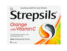 STREPSILS LOZENGES 8s ORANGE