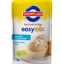 SNOWFLAKE EASYMIX VANILLA 1KG CUP CAKE