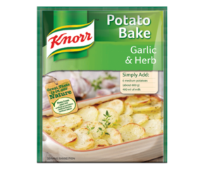 KNORR POTATO BAKE GARLIC & HERB 43G