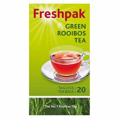 FRESHPAK TEABAGS GREEN ROOIBOS TEA 20s