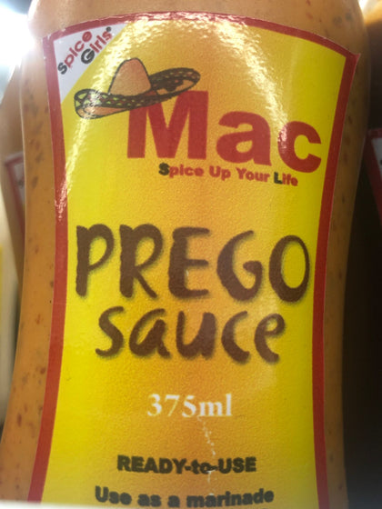 SPICE GIRLS MACHACHO PREGO SAUCE 375ML