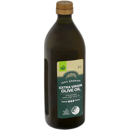 WOOLWORTHS OLIVE OILEXTRA VIRGIN 1LT