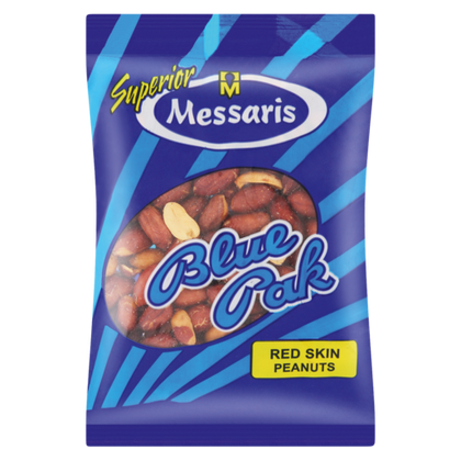 MESSARIS BLUE PAK UNSALTED PEANUTS 150G