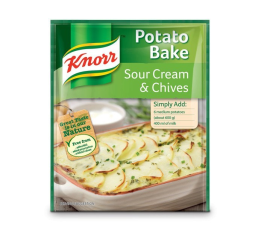 KNORR POTATO BAKE SOUR CREAM & CHIVES 43G