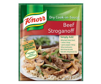 KNORR COOK IN SAUCES BEEF STROGANOFF 48G