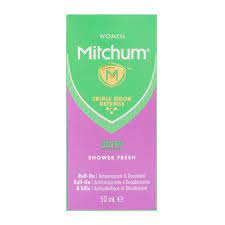 MITCHUM 50ML ROLL ON (F) SHOWER FRESH