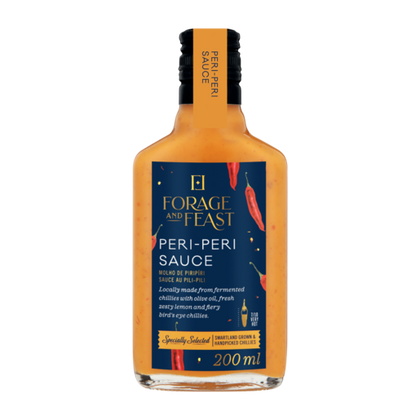 FORAGE AND FEAST 200ML PERI PERI SAUCE