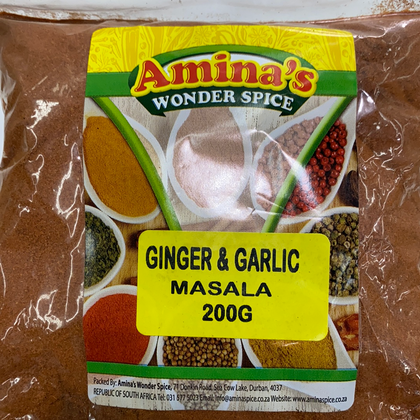AMINA'S DRY GINGER & GARLIC 200G - Hyperama - South African Shop in Canada
