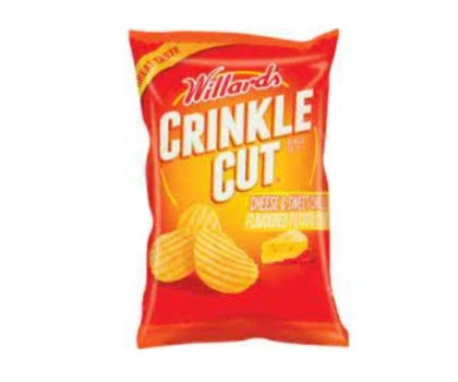 WILLARDS CRINKLE CUT CHEESE & SWEET CHILLI 120G