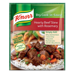 KNORR COOK IN SAUCE HEARTY BEEF ROSEMARY 47G