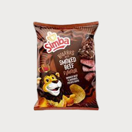 SIMBA CHIPS 120G SMOKED BEEF