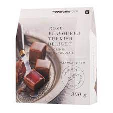 WOOLWORTHS ROSE TURKISH DELIGHT CHOC 300G