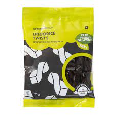 WOOLWORTHS LIQ TWISTS BAG 125G