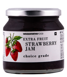 WOOLWOORTHS EXTRA FRUIT STRAWBERRY JAM 340G