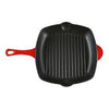 CHEF SQUARE GRIDDLE RED 26CM