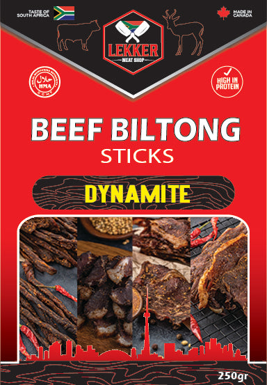 Beef Biltong Sticks Dynamite (per pack 250G)