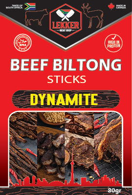 Beef Biltong Sticks Dynamite (per pack 80G)