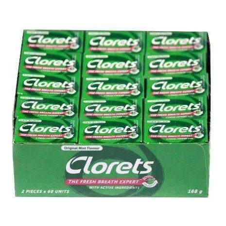 CLORETSMINTFLAVOUREDGUM2PC60SO