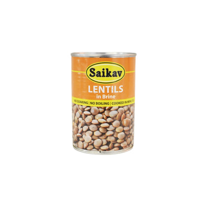 SAIKAV LENTILS IN BRINE 410G (GORIMA)