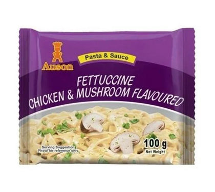 AUSON FETUCCINE CHICKEN & MUSHROOM 100G