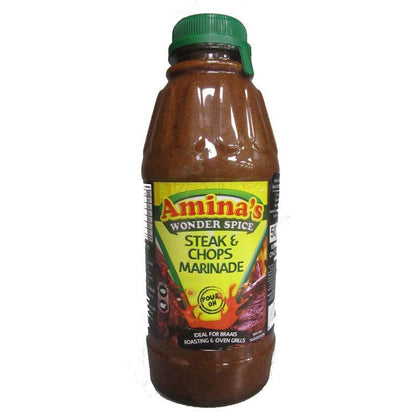 AMINA'S STEAK AND CHOPS MARINADE 500ML