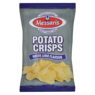 MESSARIS POTATO CRISPS GREEK LAMB FLAV 125G