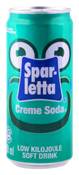 COKE CANS 300ML SPARLETTA CREAM SODA