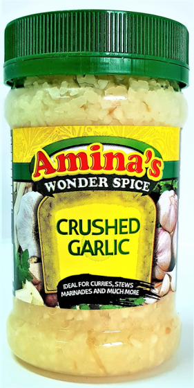 AMINA'S - GARLIC CRUSHED - 300G - Hyperama - South African Shop in Canada