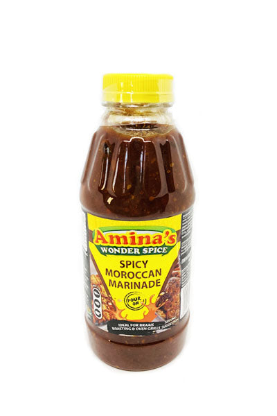 AMINA'S SPICY MORROCAN MARINADE 500ML