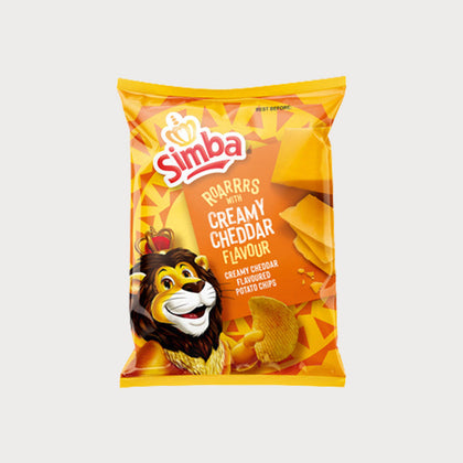 SIMBA CHIPS 120G CREAMY CHEDDAR