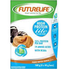FUTURELIFE H/PROTEIN LITE BARS 4X40G PNT BUTTER