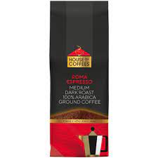 HOUSE OF COFFEES GROUND  ROMA ESPRESSO 250G