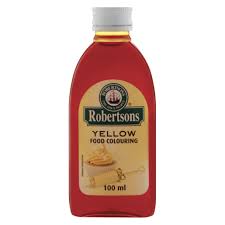 ROBERTSONS FOOD COLOUR 100ML EGG YELLOW