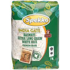 SPEKKO BASMATI EXTRA LONG GRAIN WHT RICE 1KG