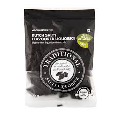 WOOLWORTHS DUTCH SALT LIQUORICE 125G