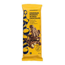 WOOLWORTHS CHURCKLES PEANUT SLAB 80G