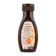 WOOLWORTHS CARAMEL CRUNCH SAUCE 200ML