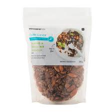 WOOLWORTHS C/CLEVER ALMOND &COCOA GRANOLA 250G