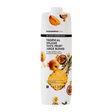 WOOLWORTHS 100% TROPICAL JUICE 1LT